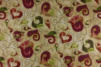 Fabric by the Metre - K034 Swirls - Cream